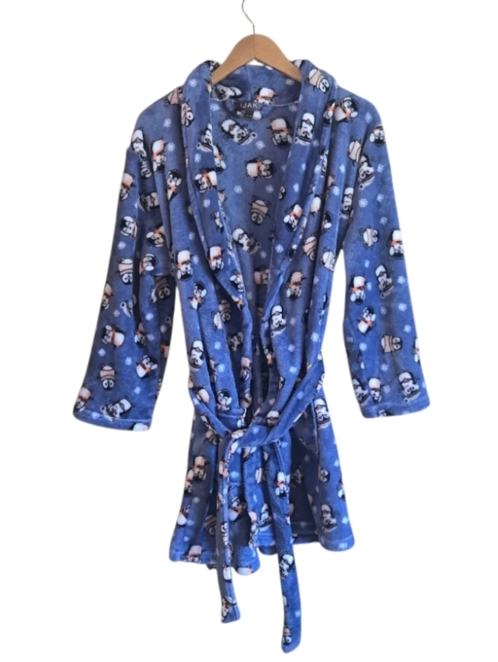 IJAK Penguin Plush Robe - Picture 1 of 5